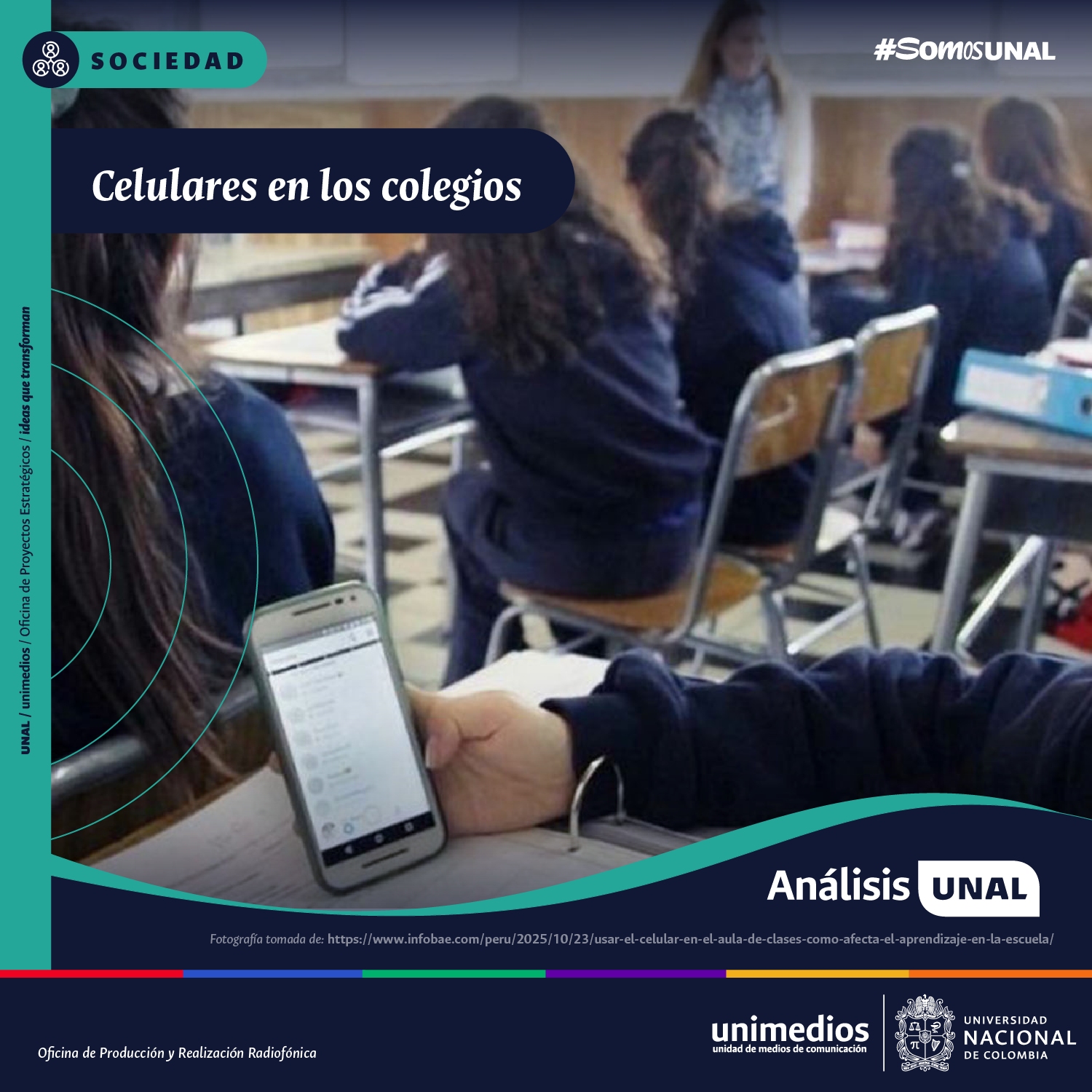 Celulares en los colegios