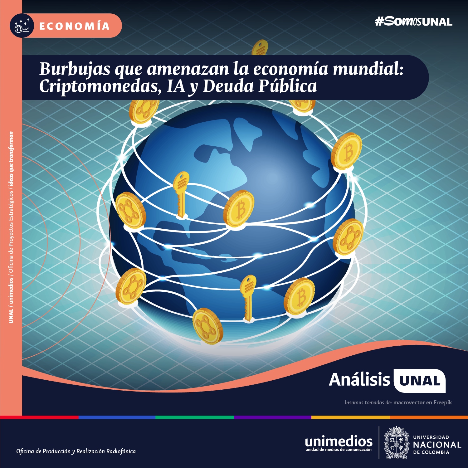 Burbujas que amenazan la economía mundial: Criptomonedas, IA y Deuda Pública