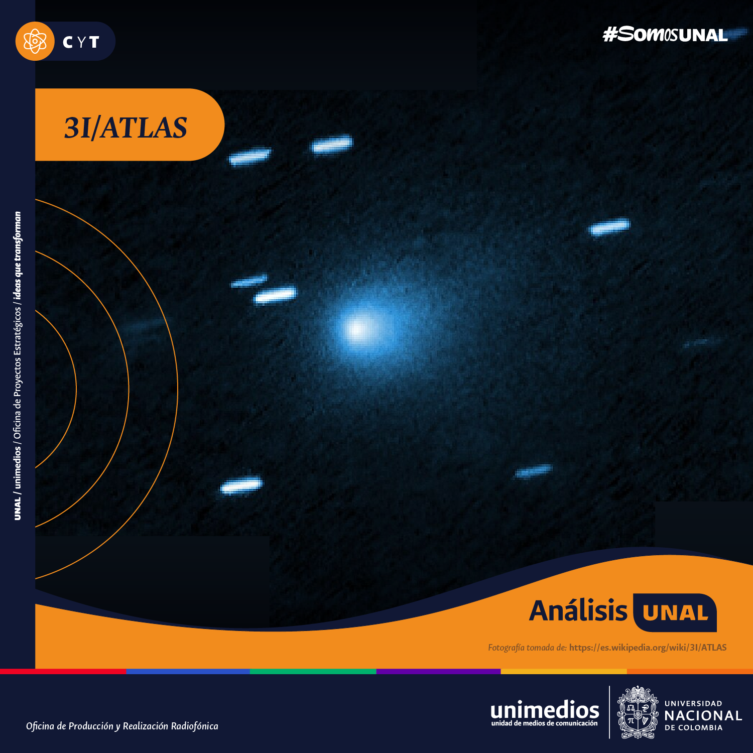 Análisis UNAL - Franja Temática: 3I/ATLAS