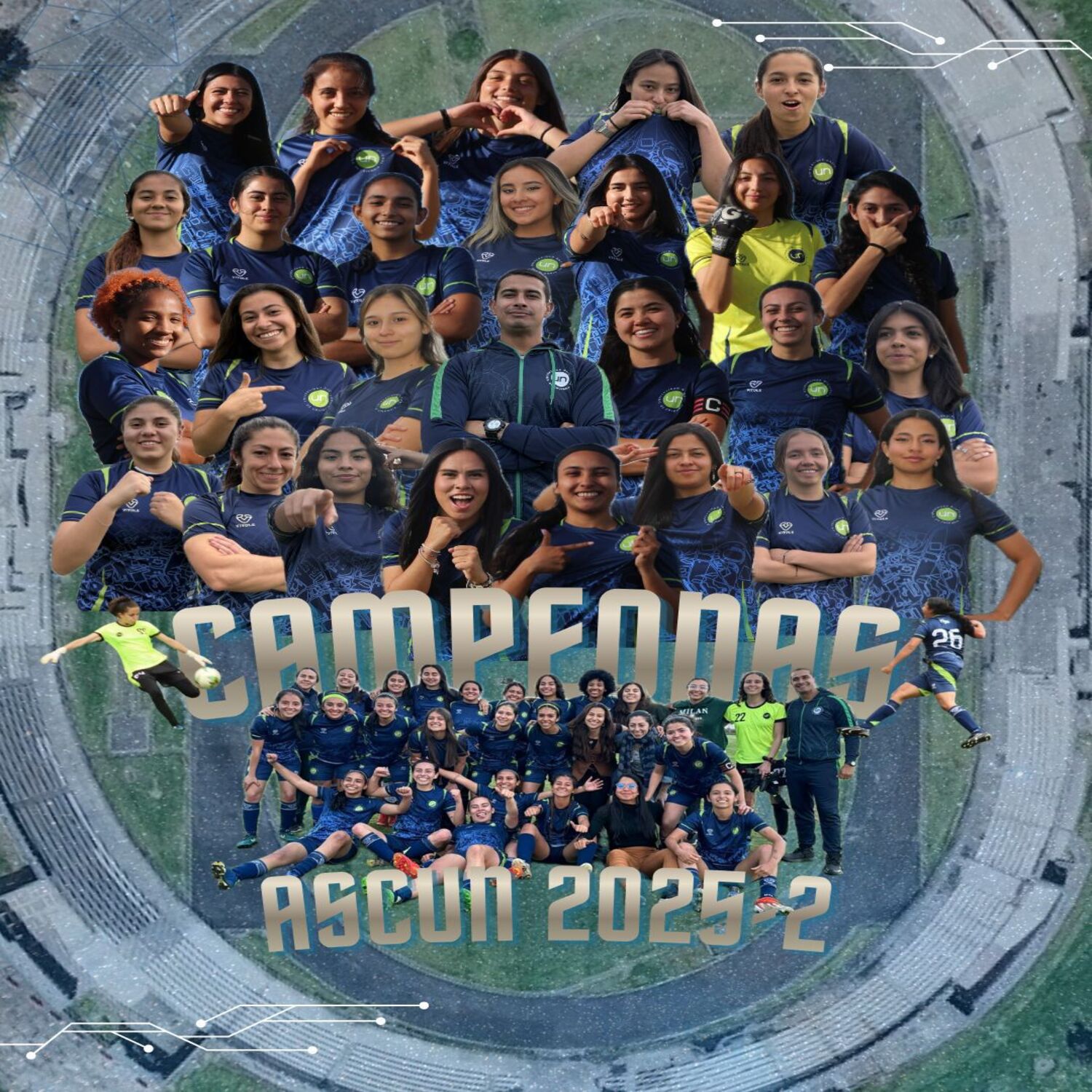 Imagen de Paula Perilla, jugadora del equipo campeón.