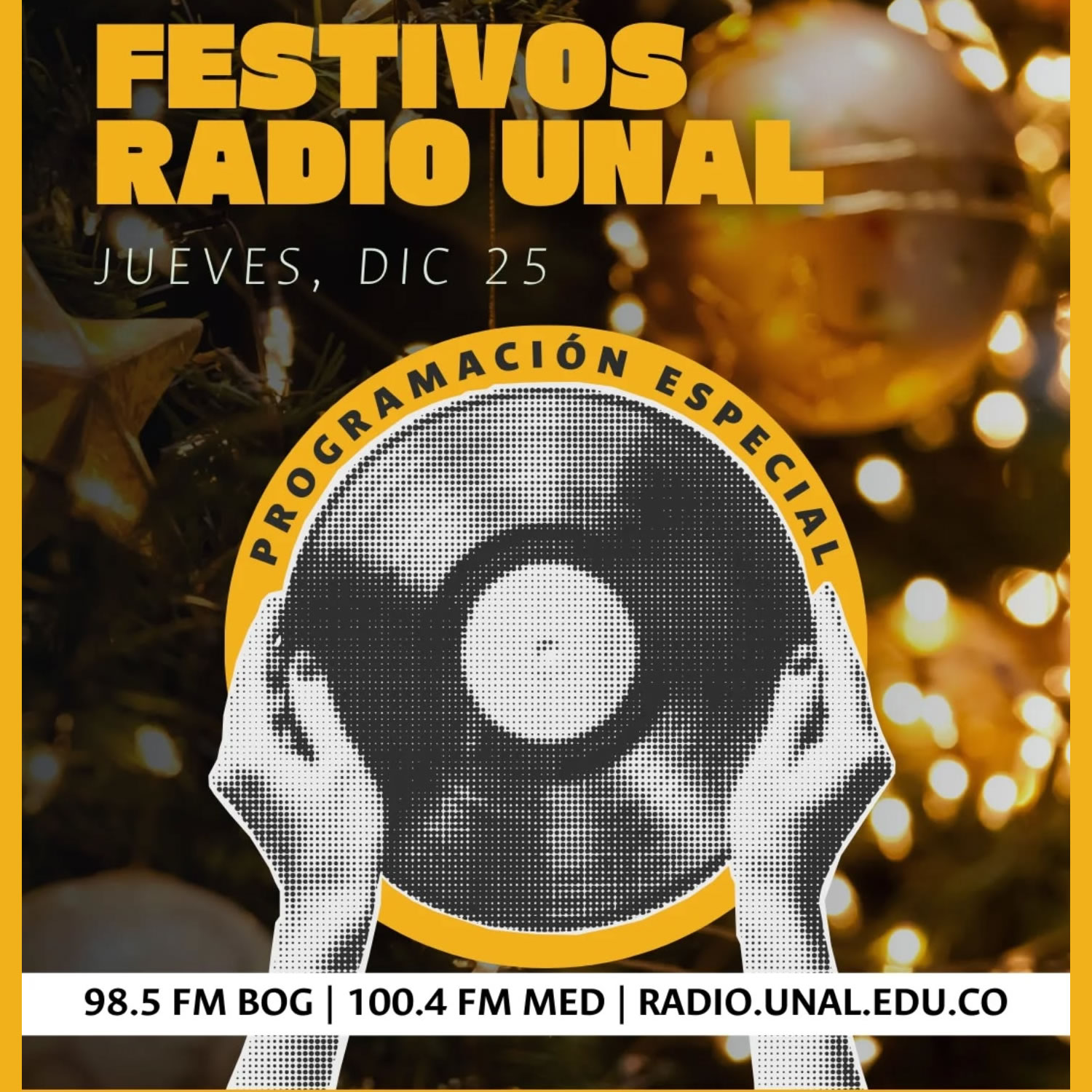 Festivos Radio UNAL 25 de diciembre 2025